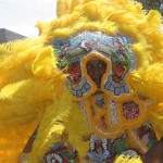Mardi Gras Indian in New Orleans