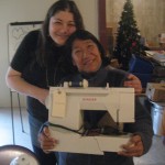 Marta gets her machine Madison WI