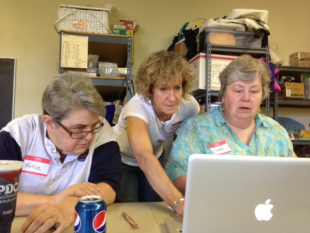 May 30 Volunteer Day-preparing machines for delivery