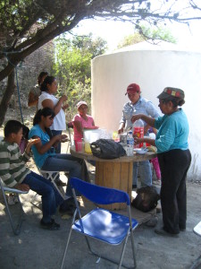 The ladies make us lunch